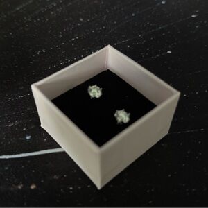 Moissanite Diamond Stud Earrings